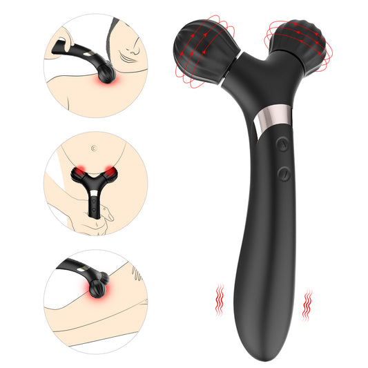 TWIG 360 Rotary Rolloer Massage Clitoral and G-Spot Vibrator*Black