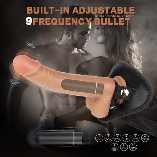 BULL Realistic Dildo Strap-on Vibritor