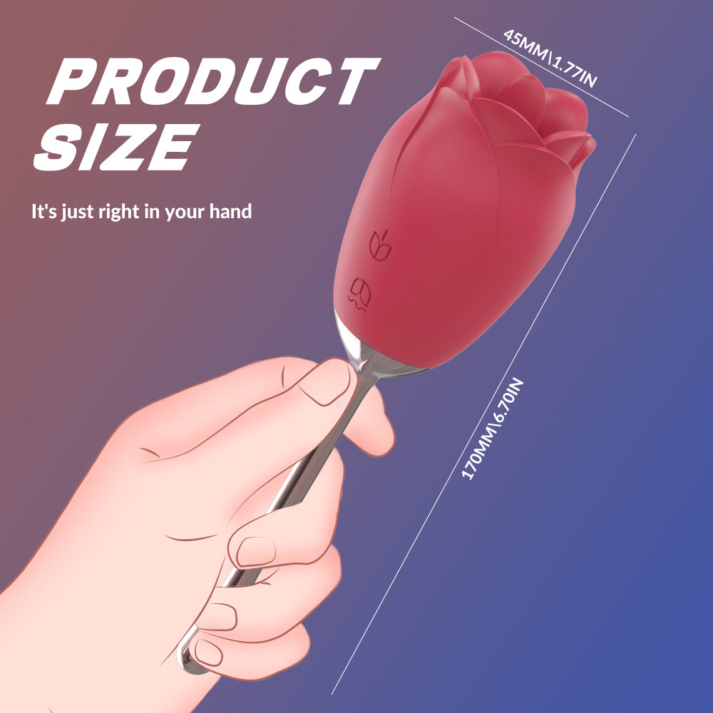 SUCCUBUS Rose Tongue Licking Vibrator*Rose