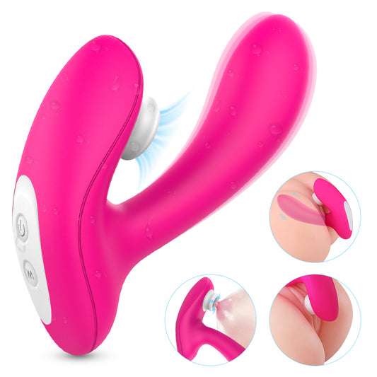 TRICKER G-Spot and Clitoral Suction Stimulator*Rose
