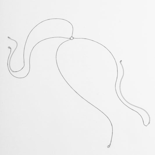 Sexy Silver Body Chain Necklace