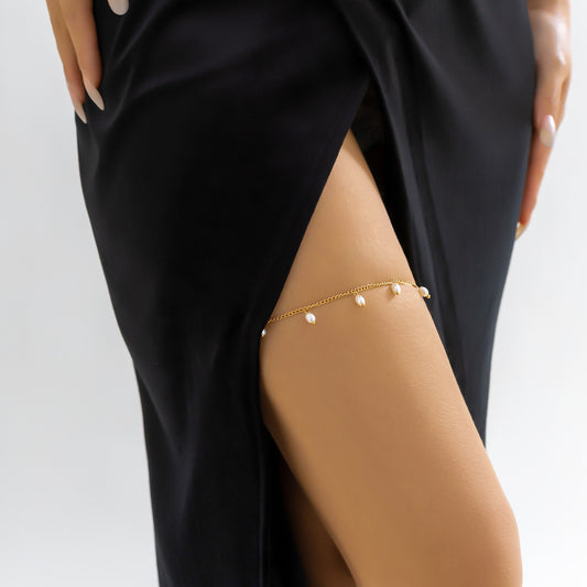 Rhinestone Thigh Chain Women Pendants Leg Chain