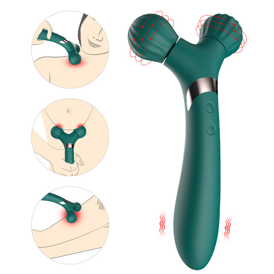 TWIG 360 Rotary Rolloer Massage Clitoral and G-Spot Vibrator*Green