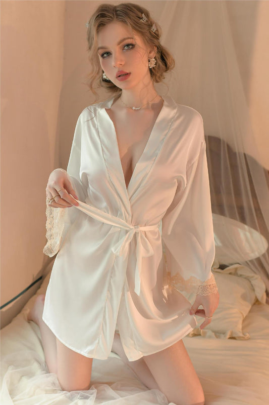 Emily Babydoll Ladies Nightware - White