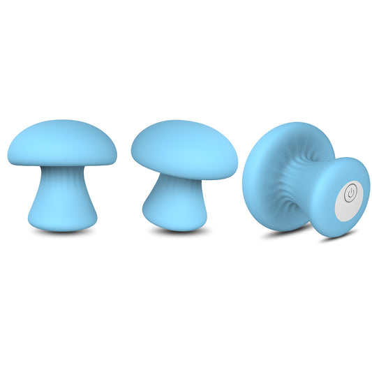 MUSHROOM Wireless Control Massage Vibrator 9 Vibrating Patterns *Blue