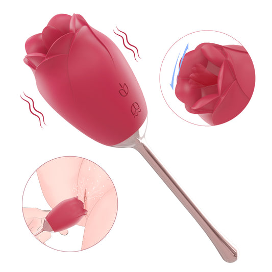 SUCCUBUS Rose Tongue Licking Vibrator*Rose