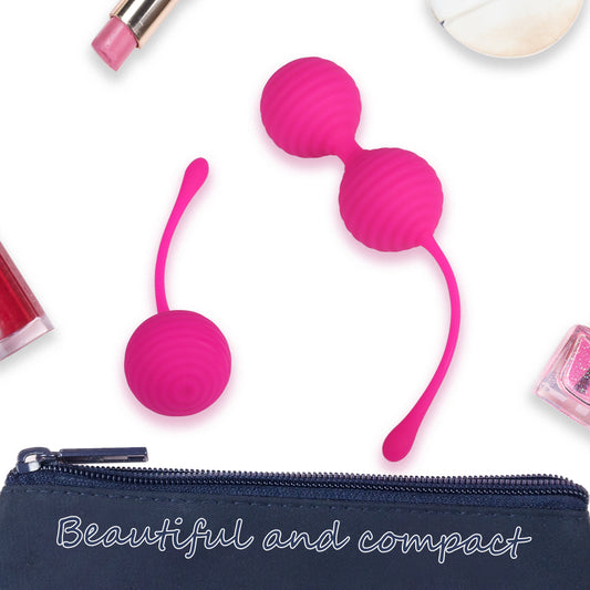 PRETTY Ben Wa Balls Pleasure Bead System*Rose