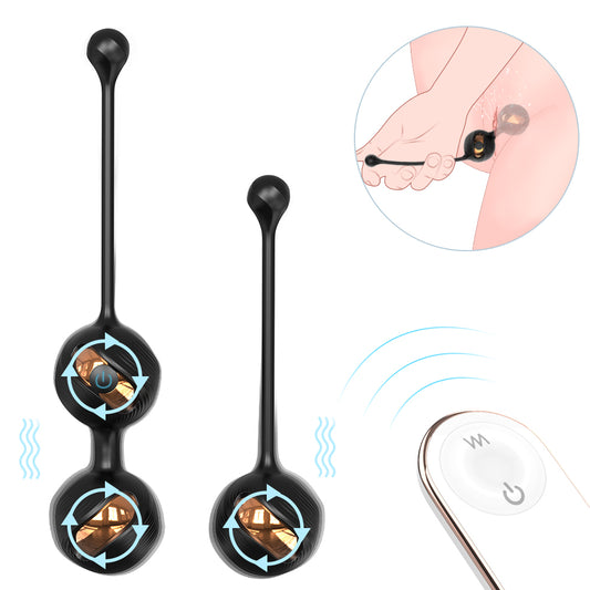 GEM Rechargeable Remote Control Vibrating Kegel Ball Set
