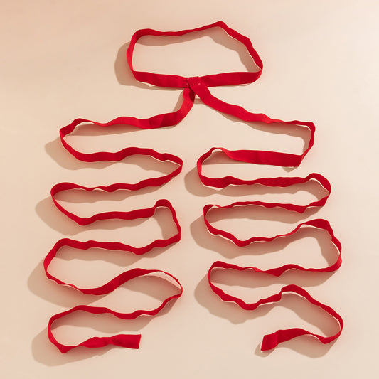 Single Multi-layered Elastic Leg Chain*Red