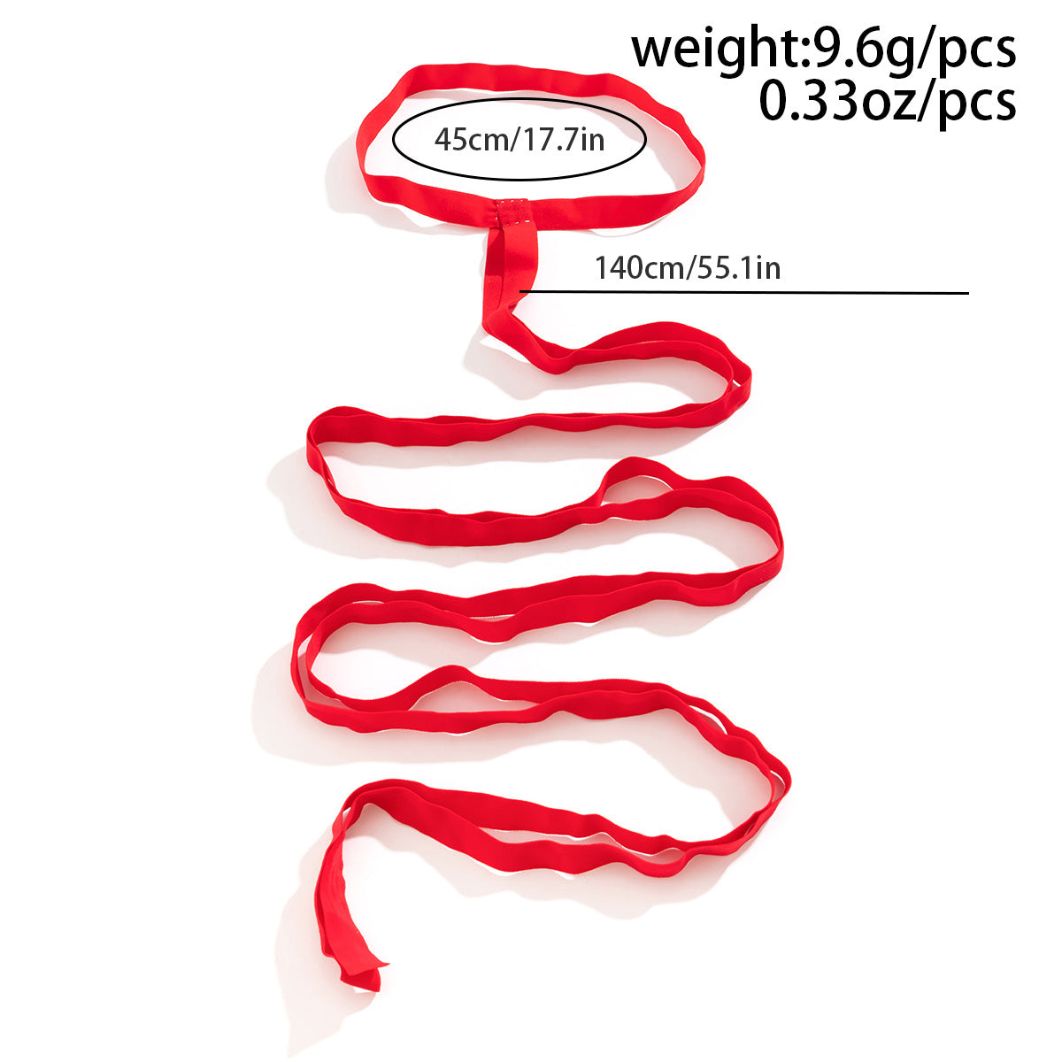 Single Multi-layered Elastic Leg Chain*Red