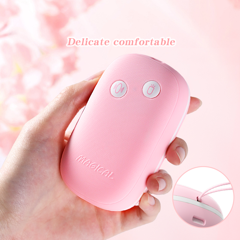 MAGIC BOX Dual Motor Double Suction Egg Vibrator*Pink