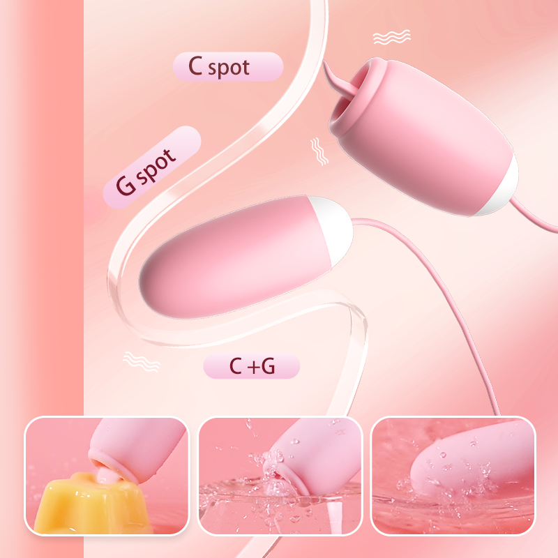 MAGIC BOX Dual Motor Double Suction Egg Vibrator*Cream