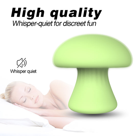 MUSHROOM Wireless Control Massage Vibrator 9 Vibrating Patterns *Green