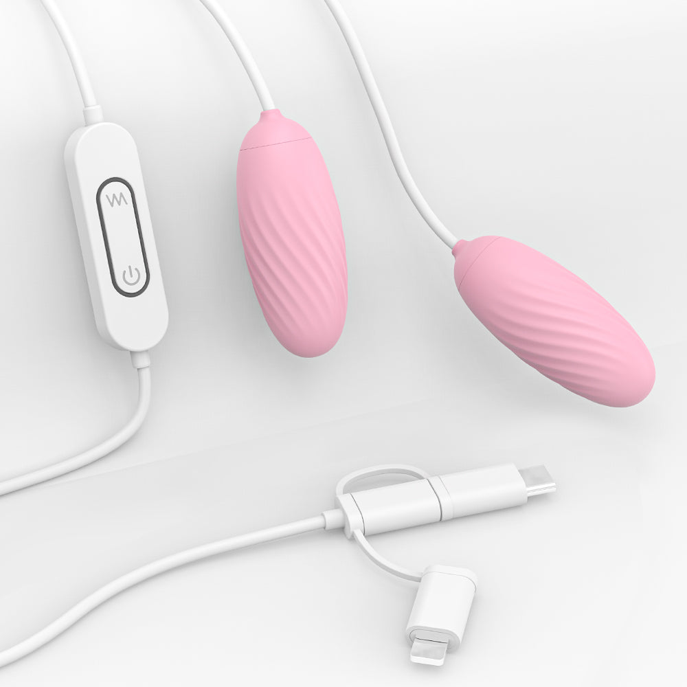 WEEZING Double Head Vibrating Egg 9 Function* Rose