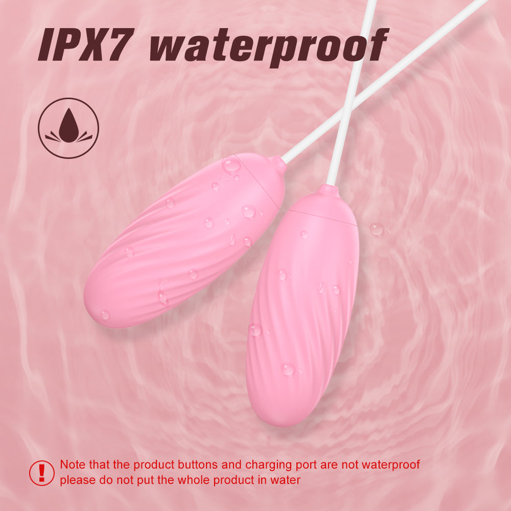 WEEZING Double Head Vibrating Egg 9 Function* Rose