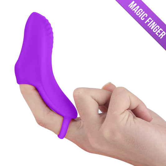 OMG Rechargeable Waterproof Finger Vibrator*Purple