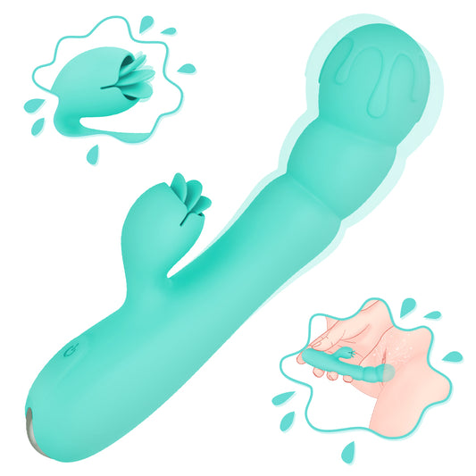 FROZEN 9 Function Rabbit Vibrator*Blue