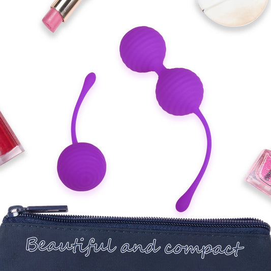 PRETTY Ben Wa Balls Pleasure Bead System*Purple