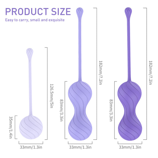 Alice Health Silicone Kegel Ball Training Set