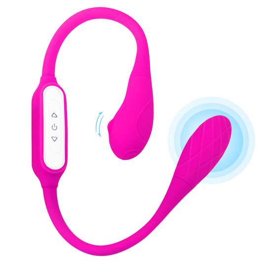 BULBASAUR Dual Stimulation Vibrator*Rose