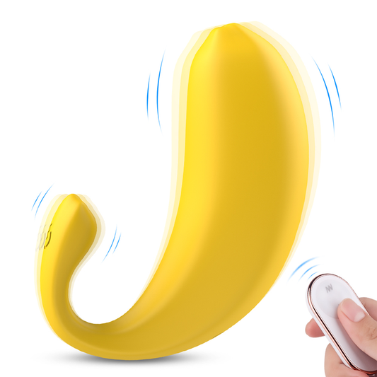 BANANA Remoted Controlled G-Spot and Clitoris Stimulation