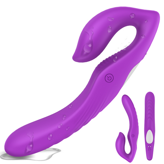 NAMI Rechargeable Strapless Strap-On Dildo Vibrator*Purple