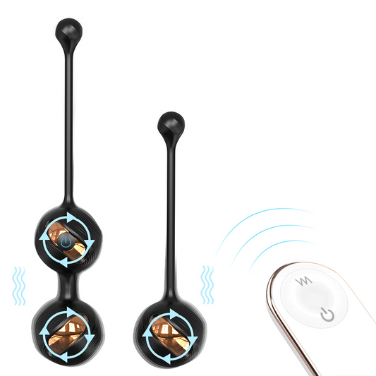 GEM Rechargeable Remote Control Vibrating Kegel Ball Set