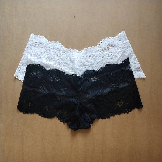 White High Waist Lace Peach Buttocks Underwear Panties