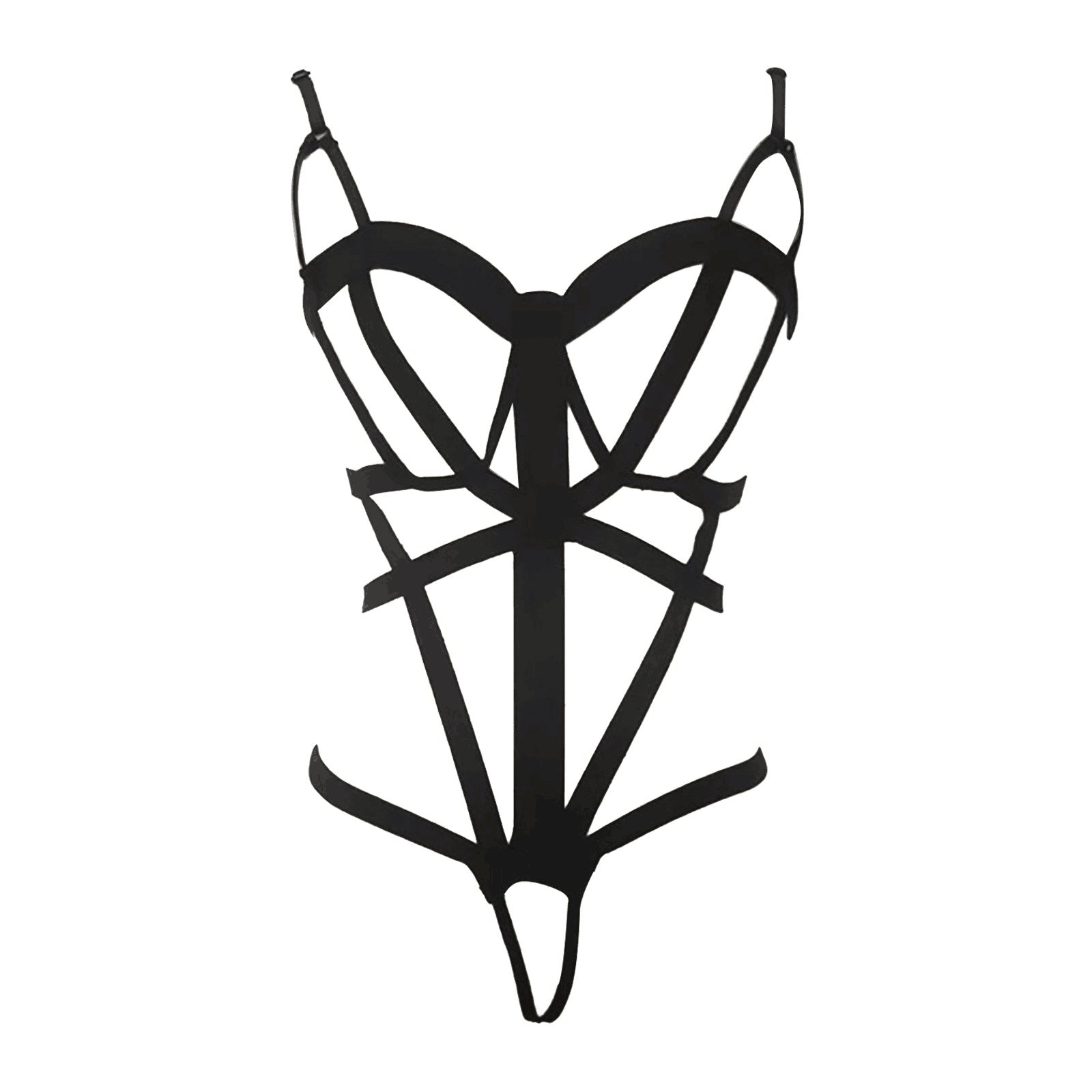 Strappy Lingerie Sexy Bondage Naughty Teddy