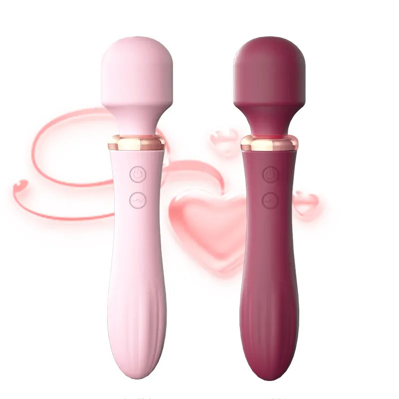 VENUS Erotic G Spot Clitoral Warming Massage Wand Vibrator - Burgundy