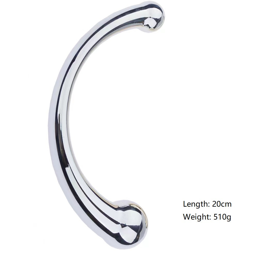 Stainless Steel Double Ended Butt Plug - Large